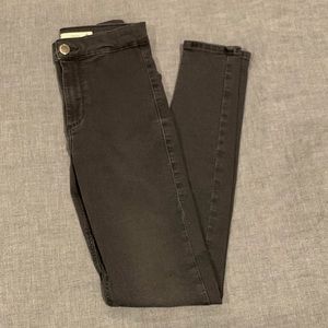 Faded Black Topshop Jeans